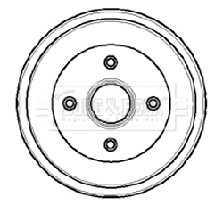 Brake Drum (BBR7033)