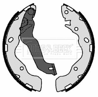 Brake Shoe Set (BBS6348)