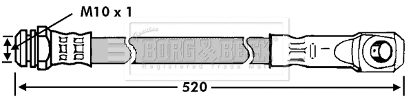 Brake Hose (BBH7106)