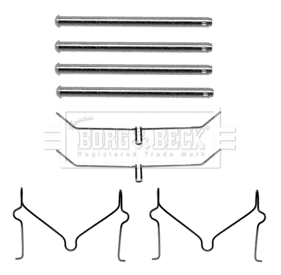 Accessory Kit, disc brake pad (BBK1173)