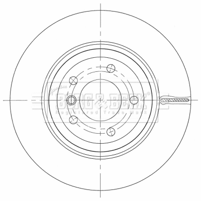 Brake Disc (BBD6095S)