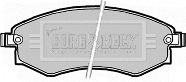 Brake Pad Set, disc brake (BBP1913)