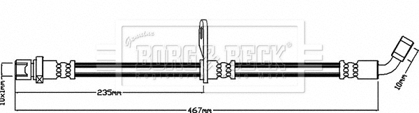 Brake Hose (BBH8060)