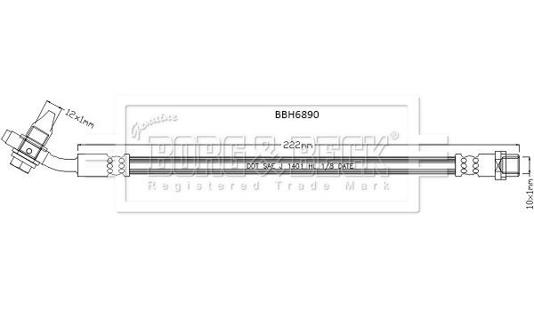 Brake Hose (BBH6890)