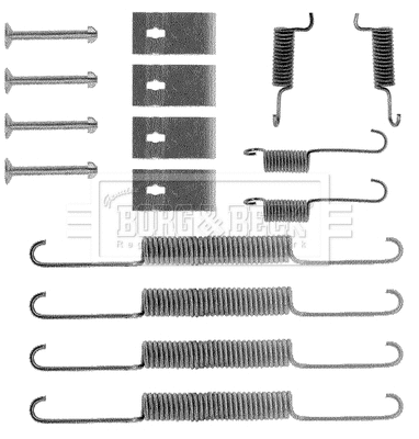 Accessory Kit, brake shoes (BBK6053)