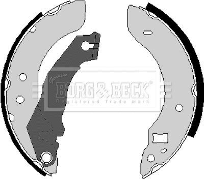Brake Shoe Set (BBS6162)