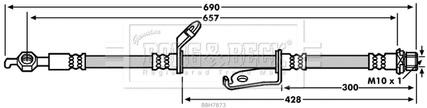 Brake Hose (BBH7873)
