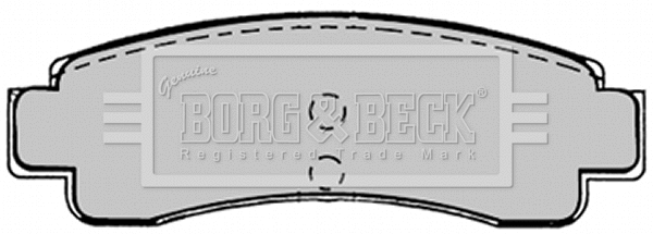 Brake Pad Set, disc brake (BBP1224)