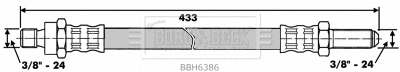 Brake Hose (BBH6386)