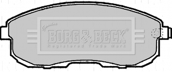Brake Pad Set, disc brake (BBP2206)