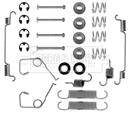 Accessory Kit, brake shoes (BBK6037)