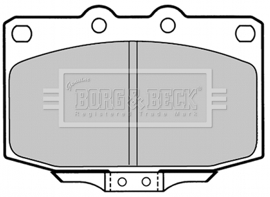 Brake Pad Set, disc brake (BBP1323)