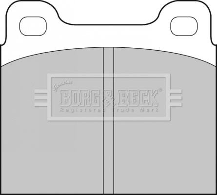 Brake Pad Set, disc brake (BBP1210)