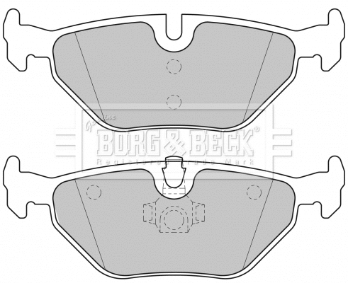 Brake Pad Set, disc brake (BBP1677)