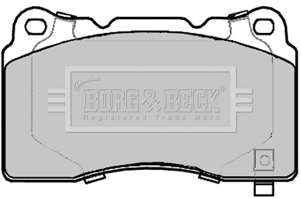 Brake Pad Set, disc brake (BBP2290)