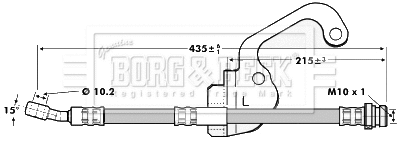 Brake Hose (BBH7055)