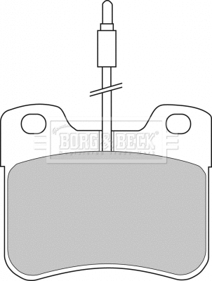 Brake Pad Set, disc brake (BBP1091)