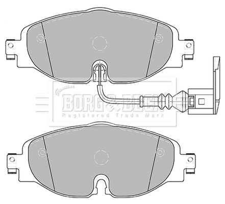 Brake Pad Set, disc brake (BBP2381)