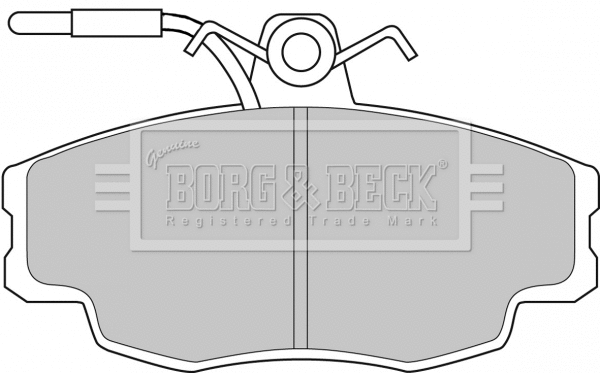 Brake Pad Set, disc brake (BBP1062)
