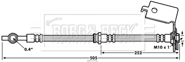 Brake Hose (BBH7058)