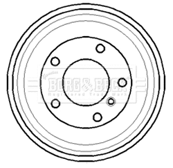 Brake Drum (BBR7069)