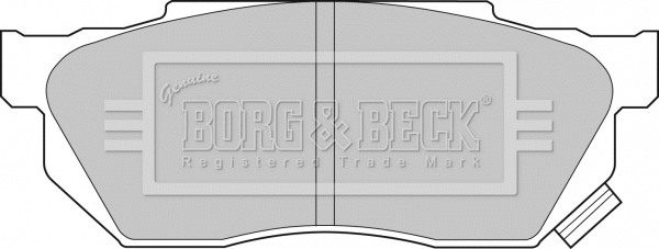 Brake Pad Set, disc brake (BBP1236)