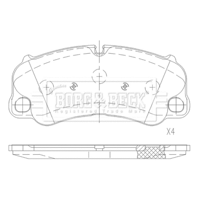 Brake Pad Set, disc brake (BBP2639)