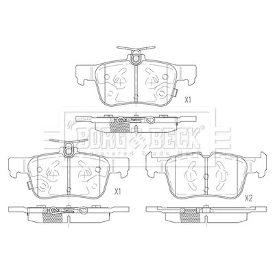 Brake Pad Set, disc brake