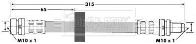 Brake Hose (BBH6596)