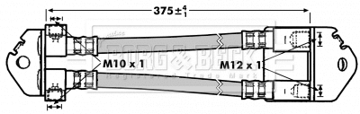Brake Hose (BBH6998)
