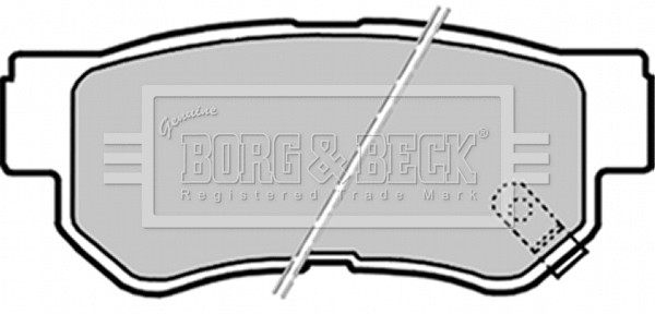 Brake Pad Set, disc brake (BBP2163)