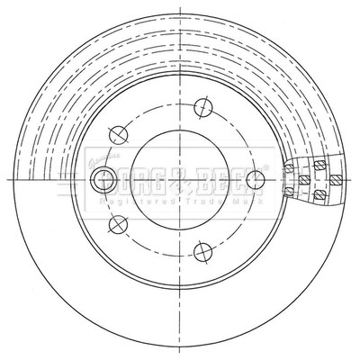 Brake Disc (BBD5954S)