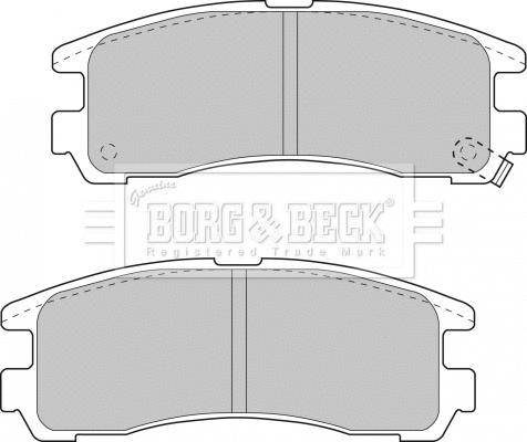 Brake Pad Set, disc brake (BBP1500)