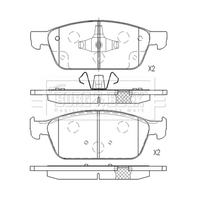Brake Pad Set, disc brake