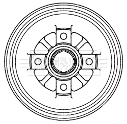 Brake Drum (BBR7240)