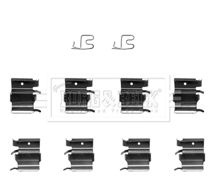 Accessory Kit, disc brake pad (BBK1205)