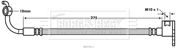 Brake Hose (BBH7813)