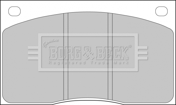 Brake Pad Set, disc brake (BBP1074)