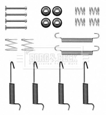 Accessory Kit, parking brake shoes (BBK6347)
