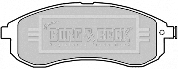 Brake Pad Set, disc brake (BBP1840)