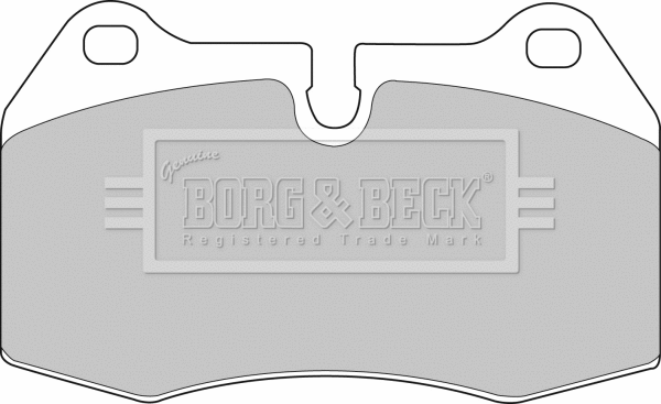 Brake Pad Set, disc brake (BBP1596)