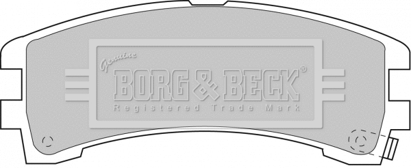 Brake Pad Set, disc brake (BBP1586)