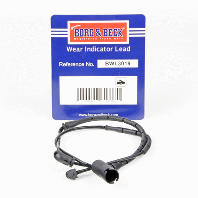 Warning Contact, brake pad wear