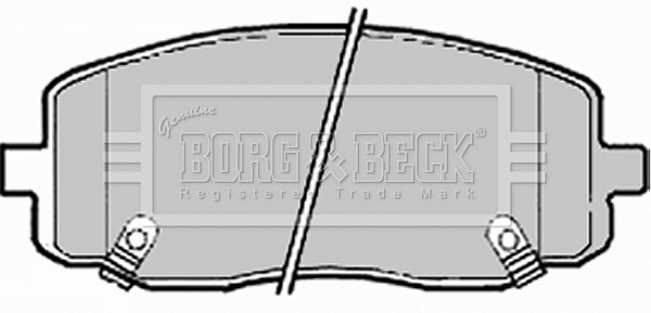 Brake Pad Set, disc brake (BBP1910)
