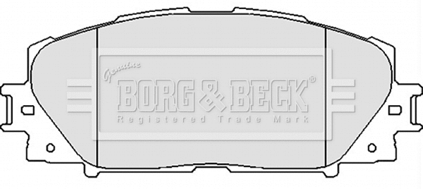 Brake Pad Set, disc brake (BBP2123)