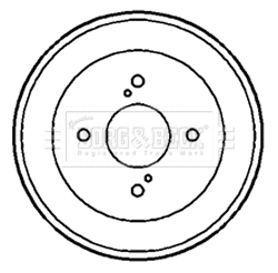 Brake Drum (BBR7167)