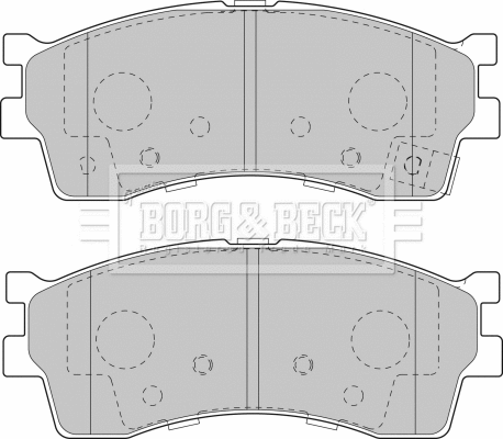 Brake Pad Set, disc brake (BBP1792)