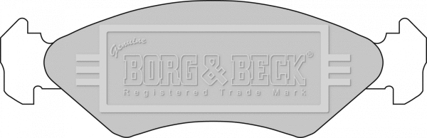 Brake Pad Set, disc brake (BBP1112)
