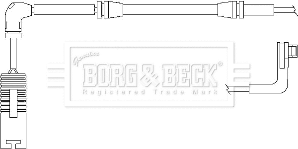 Warning Contact, brake pad wear (BWL3025)