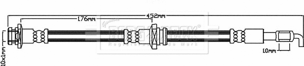 Brake Hose (BBH8023)